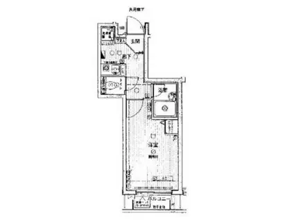 プレール御茶ノ水弐番館(1K/3階)の間取り写真