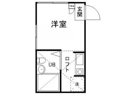 サークルハウス北沢(ワンルーム/1階)の間取り写真