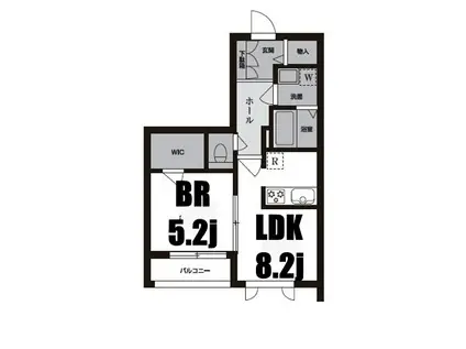 TS GARDEN川崎大師(1LDK/3階)の間取り写真