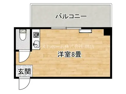 アクニ・コーポ(1K/2階)の間取り写真