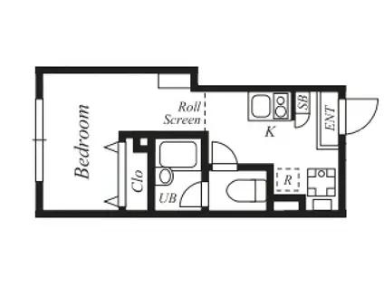 プラチナフォルム板橋本町I(ワンルーム/4階)の間取り写真