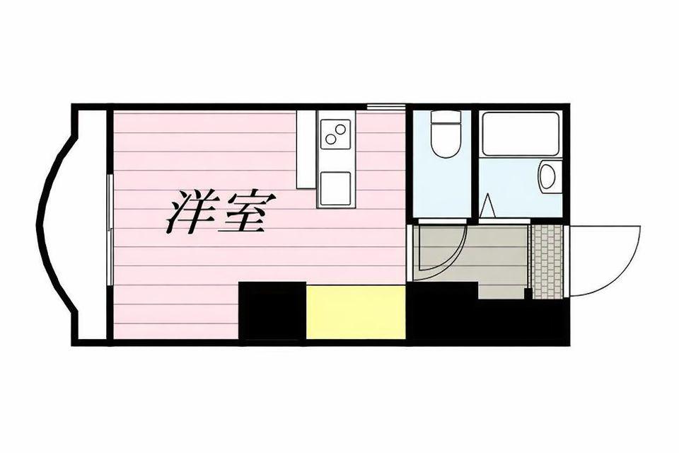 コーポレジェンド(ワンルーム/5階)の間取り写真