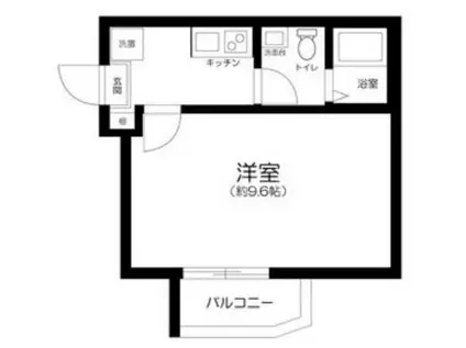 GLUCK船橋(1K/3階)の間取り写真