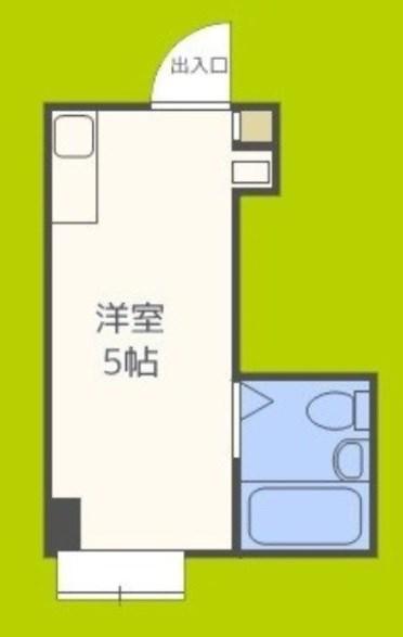 ラパンジール本田II(ワンルーム/7階)の間取り写真
