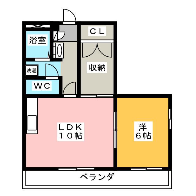 樽見鉄道 十九条駅 徒歩12分 2階建 築30年(1SLDK/1階)の間取り写真