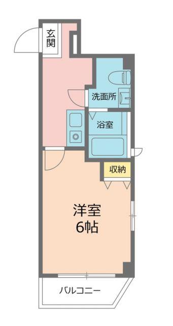 LUMINUS(1K/3階)の間取り写真