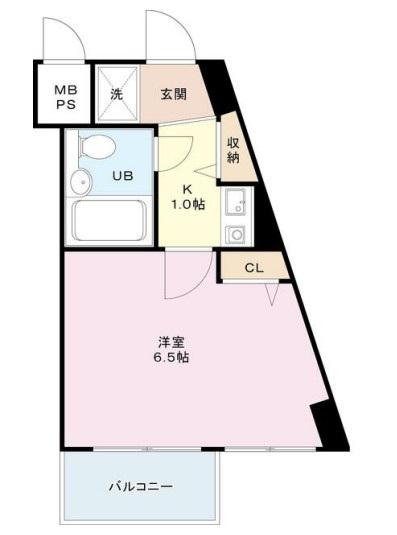 日神パレス立石第2(1K/2階)の間取り写真
