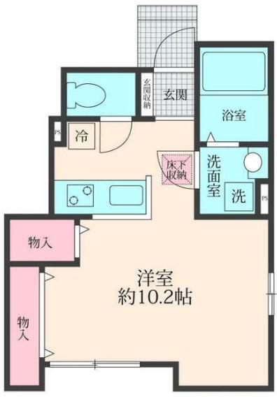 ANNEX92(ワンルーム/1階)の間取り写真