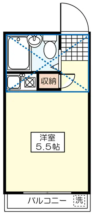 EDDY三鷹 2階階 間取り