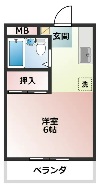メゾンフォレスト 3階階 間取り
