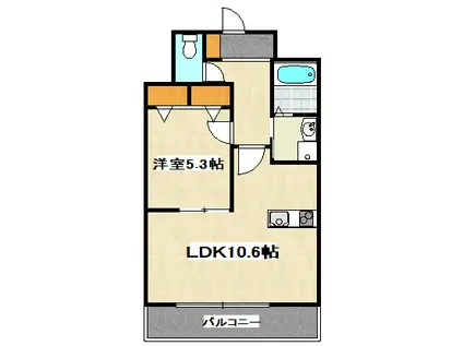 SEIWA LIVE 21(1LDK/9階)の間取り写真