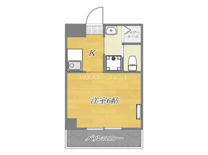 東陽レンタカービル(1K/3階)の間取り写真