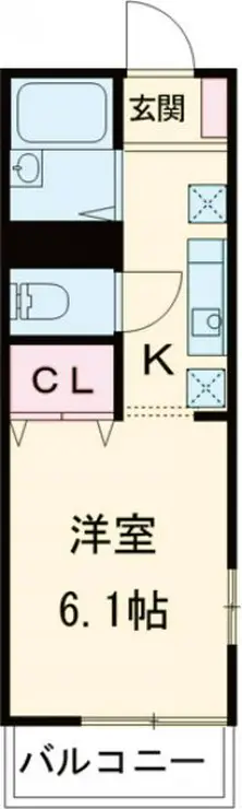アネルバハイツA 1階階 間取り