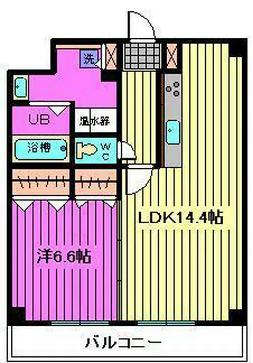 アクシーズタワー浦和岸町II 9階階 間取り