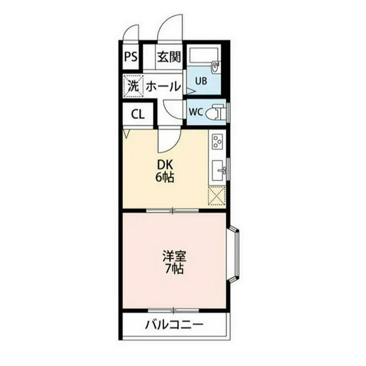 ヴィラ川崎 2階階 間取り