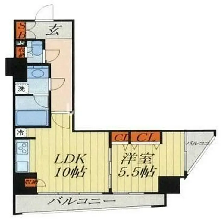 フェリーチェ川口 9階階 間取り