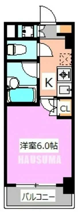 スカイコート文京白山 2階階 間取り