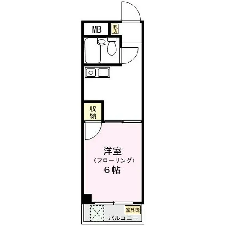 サンハイツ 子安 3階階 間取り