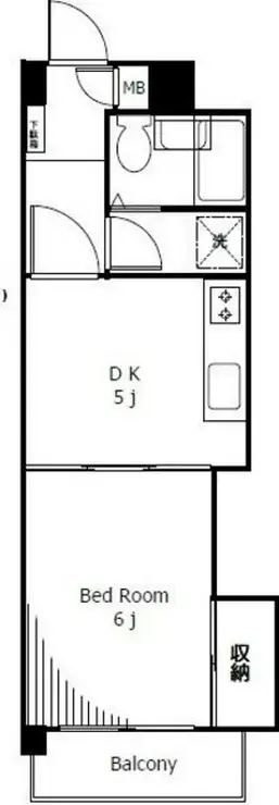 ベルビュー田無 5階階 間取り