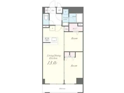 JPT RESIDENSE(2LDK/3階)の間取り写真