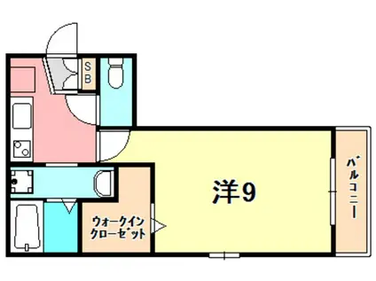 ADO MAISON(1K/1階)の間取り写真