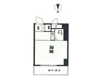 ヴェラハイツ大島(ワンルーム/3階)の間取り写真