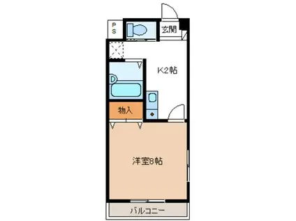 エトワールNAKAYAMA V(1K/3階)の間取り写真