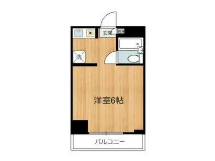 ハイツ神代(ワンルーム/2階)の間取り写真