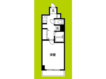 サムティ松屋町(1K/4階)の間取り写真