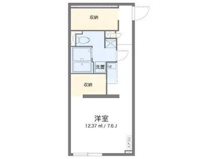 アルクメルベーユ(ワンルーム/1階)の間取り写真