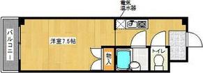 プリマヴェーラ妙法寺(1K/2階)の間取り写真