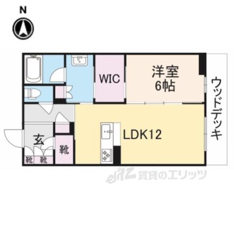 アリビオ エスパシオ(1LDK/1階)の間取り写真