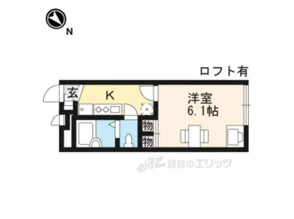 レオパレスT 大窪(1K/2階)の間取り写真