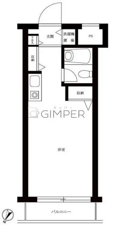 ペガサスマンション浄心寺坂 3階階 間取り