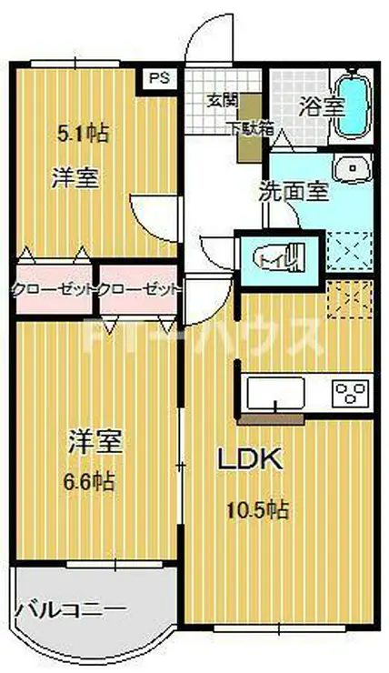 レグルス 2階階 間取り
