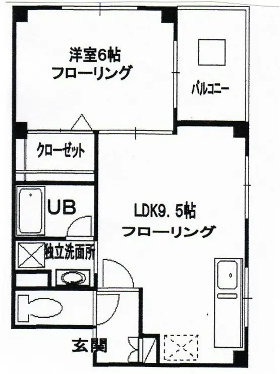 エミナス青木町 3階階 間取り
