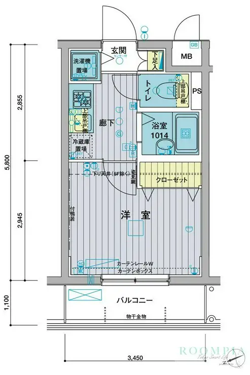 メインステージときわ台II 2階階 間取り