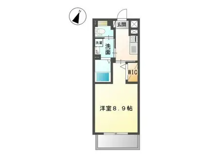 クオリティ グレイス(1K/5階)の間取り写真