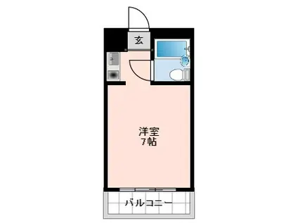 エスパシオ(ワンルーム/1階)の間取り写真