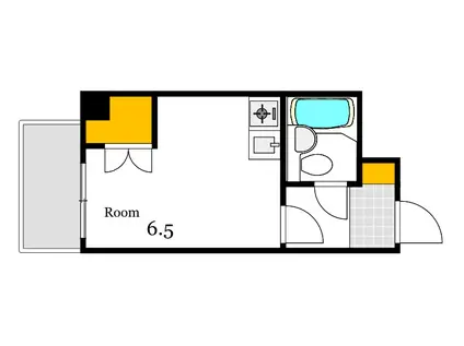 クレセント小町(ワンルーム/5階)の間取り写真