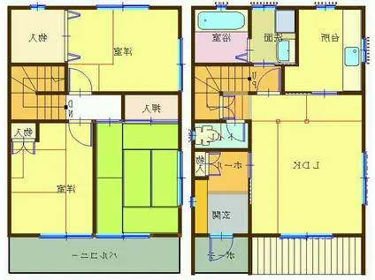 メゾン末広(3LDK/1階)の間取り写真
