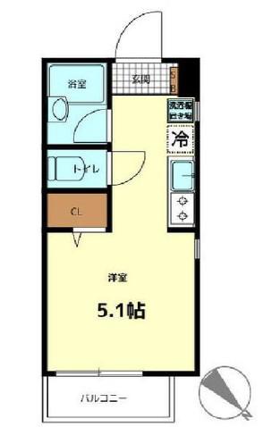 アクセス大塚(ワンルーム/2階)の間取り写真