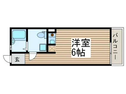 セボセボ津田沼(ワンルーム/2階)の間取り写真