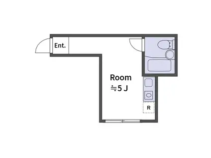 フェリーチェ・トレ(ワンルーム/1階)の間取り写真