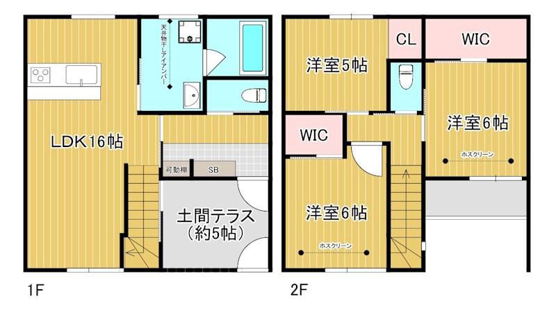 ボシュアンス高林‐BOSHUENCE TAKABAYASHI‐(3LDK/1階)の間取り写真