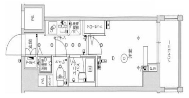 スカイコート大森壱番館(1K/2階)の間取り写真