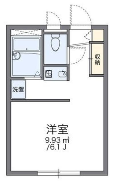 レオパレスS・K梶山(1K/2階)の間取り写真