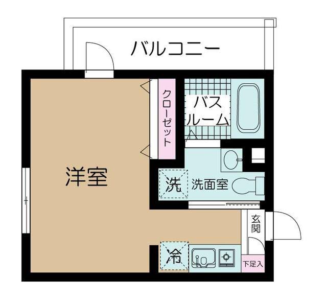 レグノ千石(1K/3階)の間取り写真