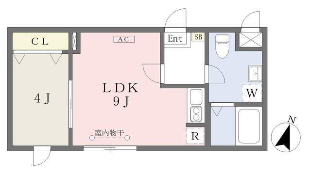タスキSMART駒込IV(1LDK/3階)の間取り写真