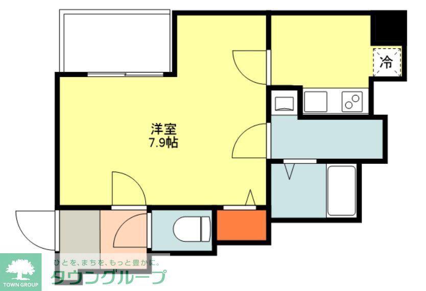 足立区綾瀬1丁目計画(1K/3階)の間取り写真